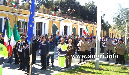 La manifestazione ad Angri per il 4 novembre 