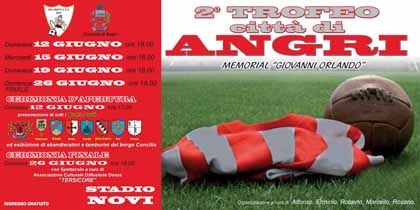 Inizia domenica allo Stadio Novi il II Trofeo Citt di Angri