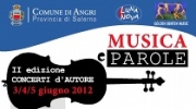 Musica e Parole, II Edizione Concerti dautore 