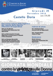 Una nuova cultura della legalit e della dignit, convegno al Castello Doria