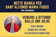 Notte bianca ad Angri per il primo anniversario della canonizzazione di SantAlfonso Maria Fusco