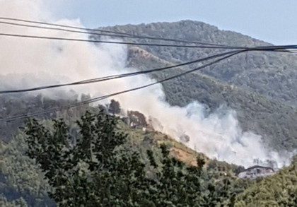 incendio valico chiunzi