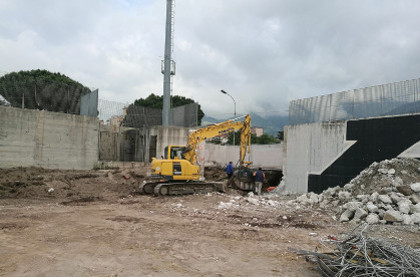 lavori stadio novi