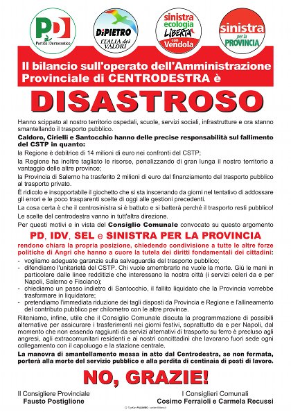 cstp manifesto centrosinistra Angri