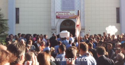 i funerali di Alessandro De Vivo