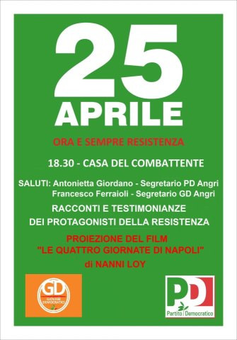 25 aprile pd angri
