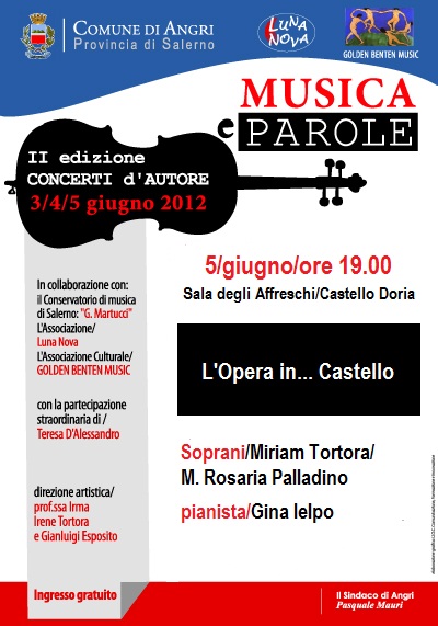 Musica e Parole 5 giugno